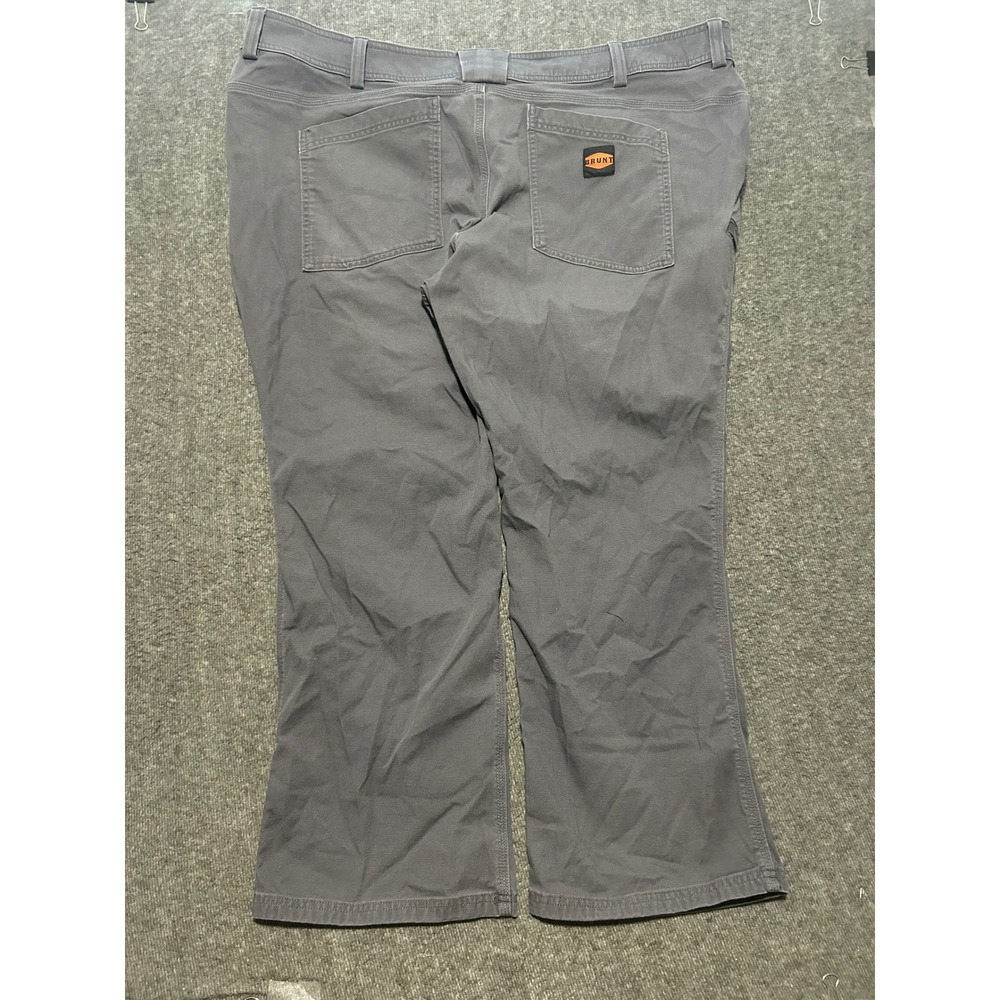 Brunt the martin pants mens gray canvas cotton wokr Fit 46X27 (tag 46X30) - Picture 2 of 8